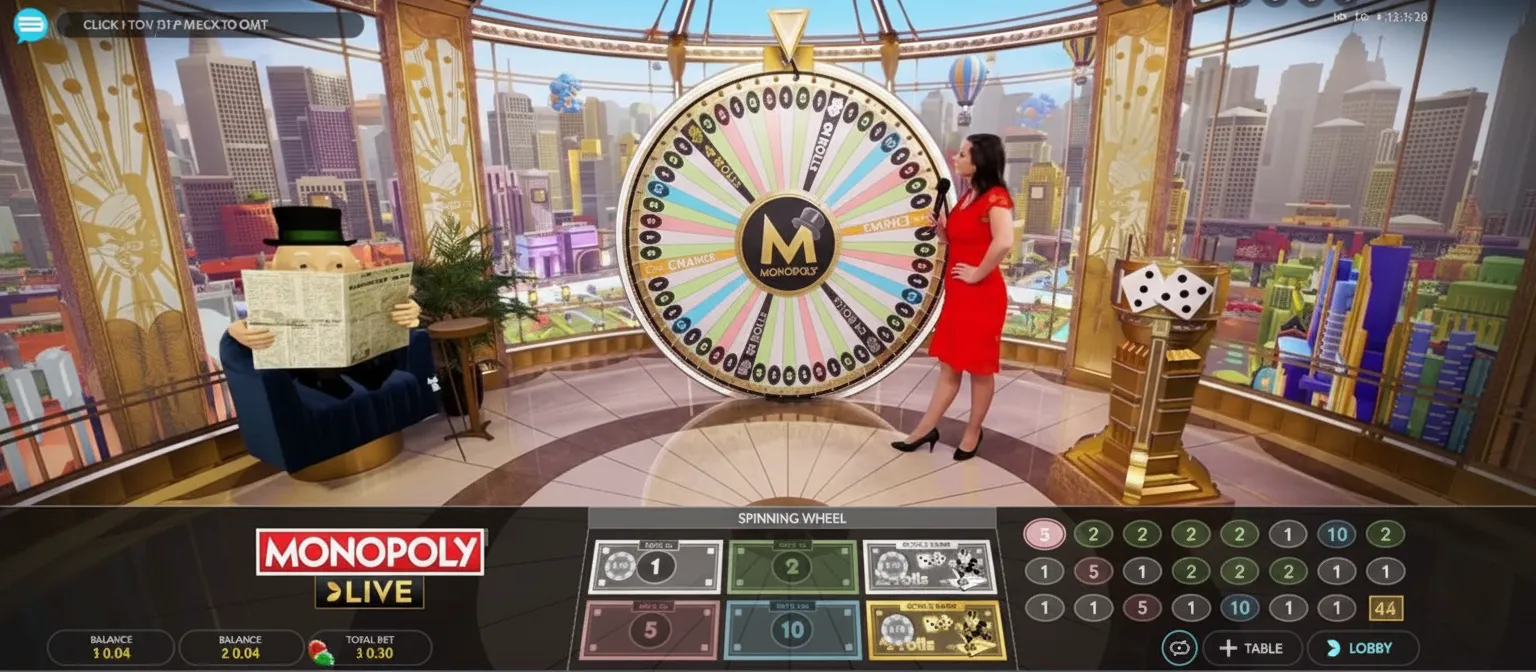 monopoly live casino
